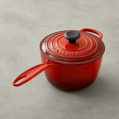 Matte Navy Le Creuset Signature Enameled Cast Iron Saucepan