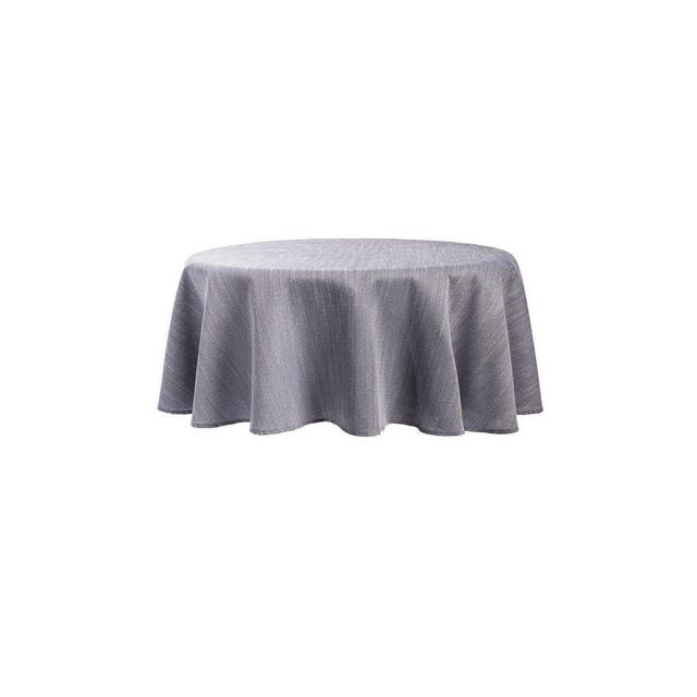 70" Round Harper Tablecloth Gray - Town & Country Living