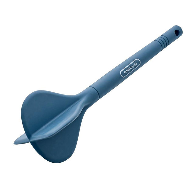 Farberware Silicone Meat Masher, Heat-Resistant Up to 450F, Four-Beveled Blade Design for Mashing, Chopping, Stirring, Ergonomic Grip, Dishwasher Safe, Nonstick Cookware Safe