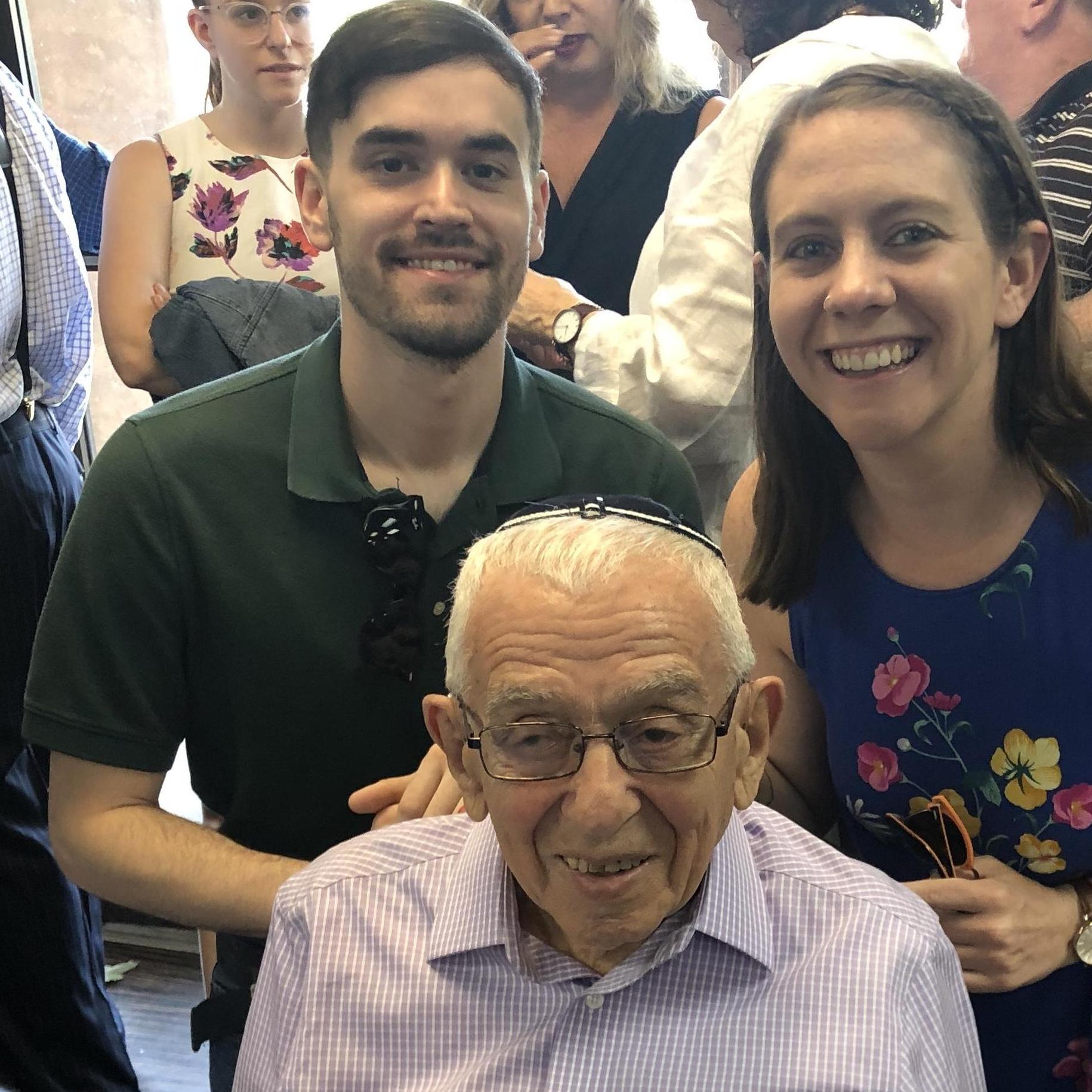 Us with Grandpa Henry (rest in peace). May 2019