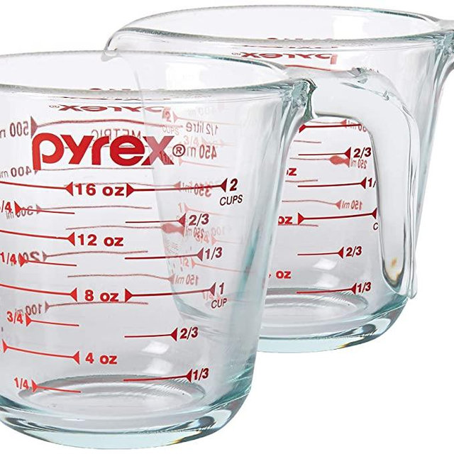 Pyrex -2 Prepware 2 Glass Measuring Cup