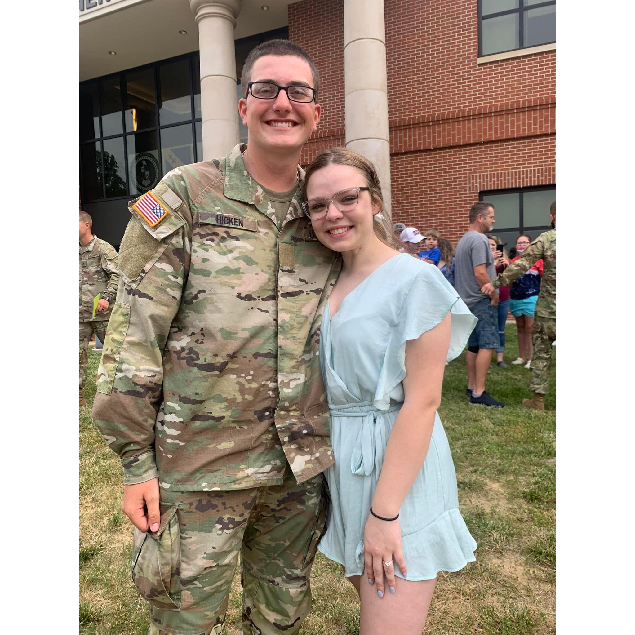 Jake's AIT Graduation in Missouri!