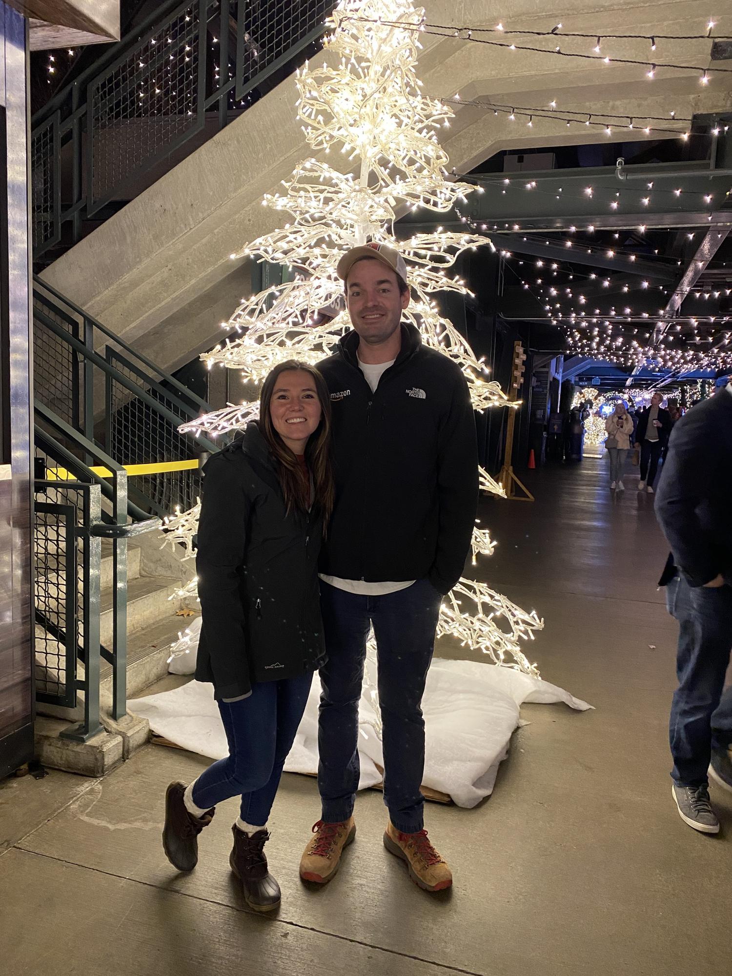 Taylor and Tiff's first Christmas together