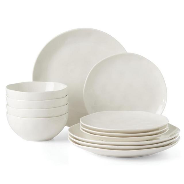 Lenox, White Bay Colors 12Pc Set, 16.15 LB