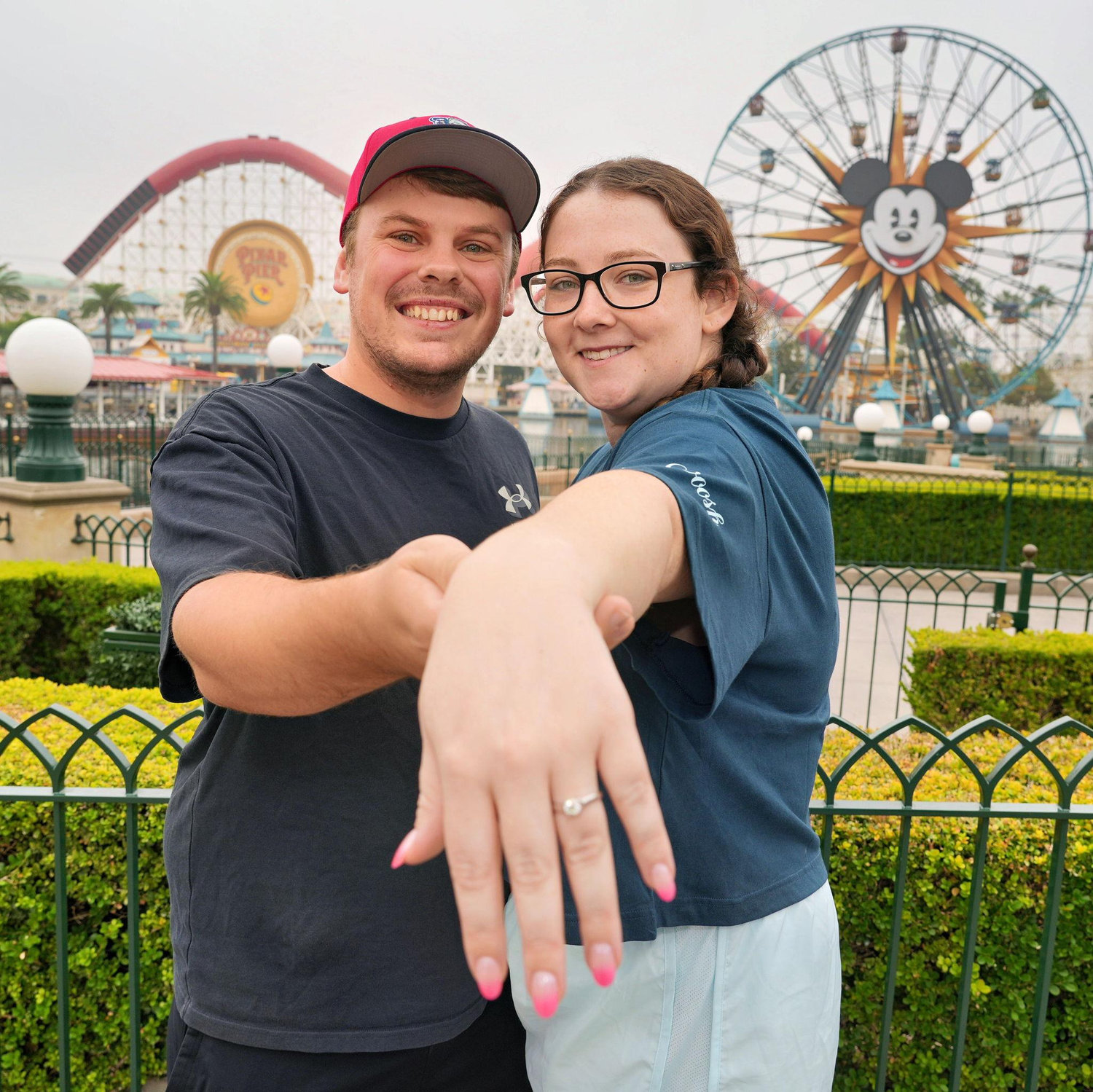 The day we got engaged!