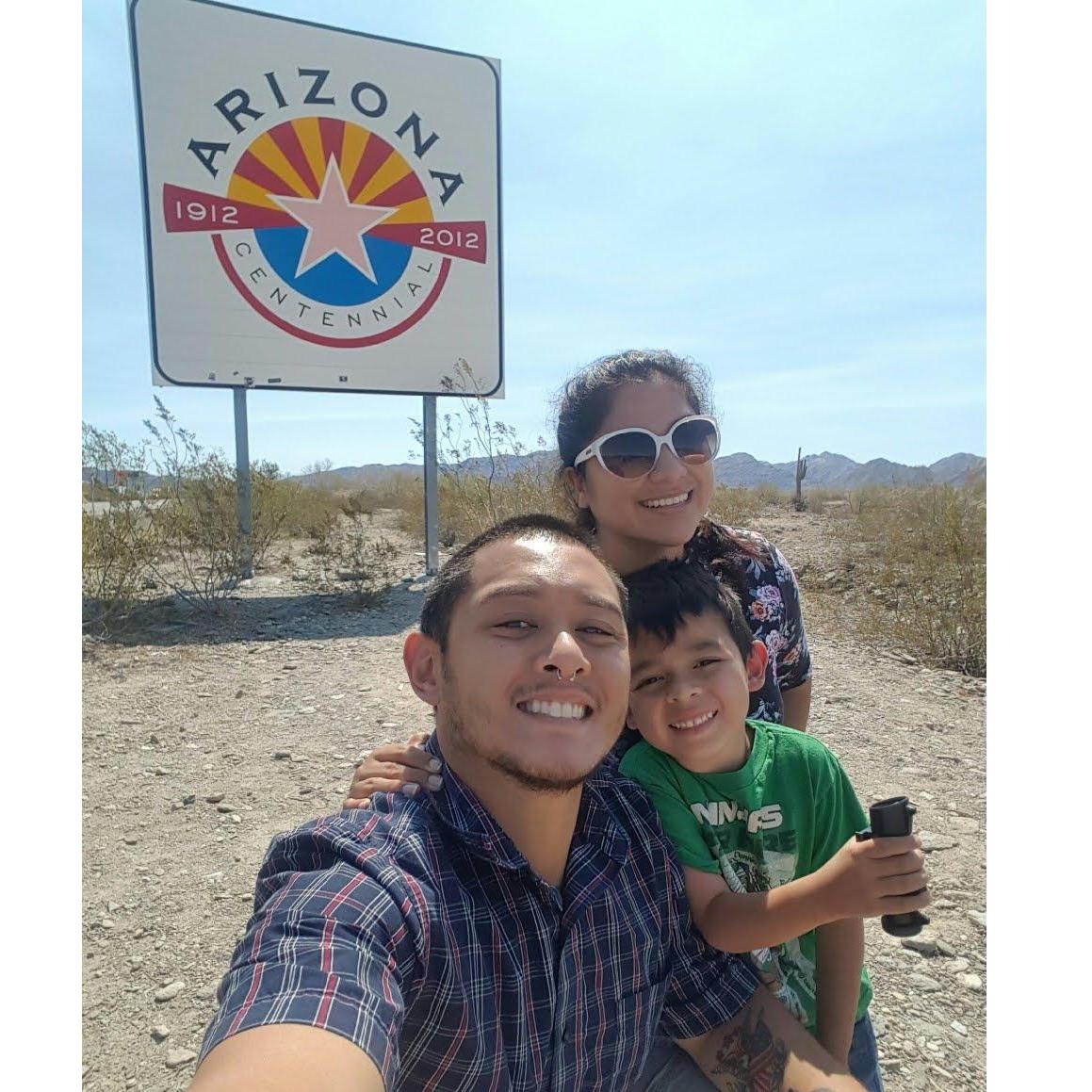 (Mavrick's first road trip from California to Illinois- 2018). I remember we stayed at hotels that had pools because Mavrick wanted to go to the pool every day!