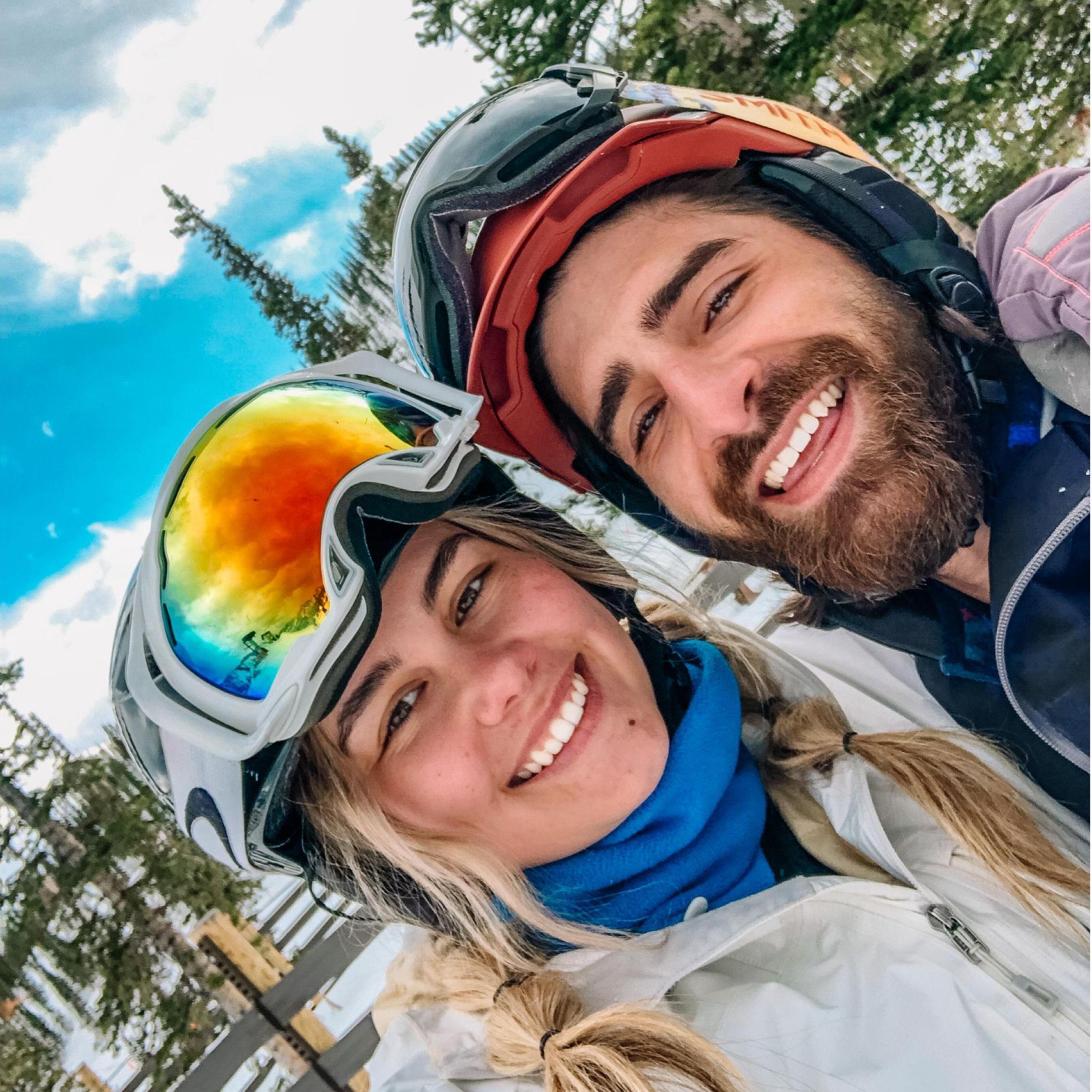 This was our first trip together out west, in Colorado, and we had only been dating four months!