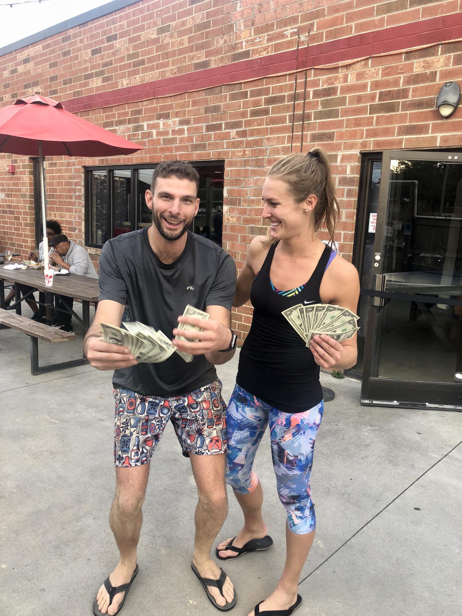 Our tournament cash prize💰🏐💪🏼