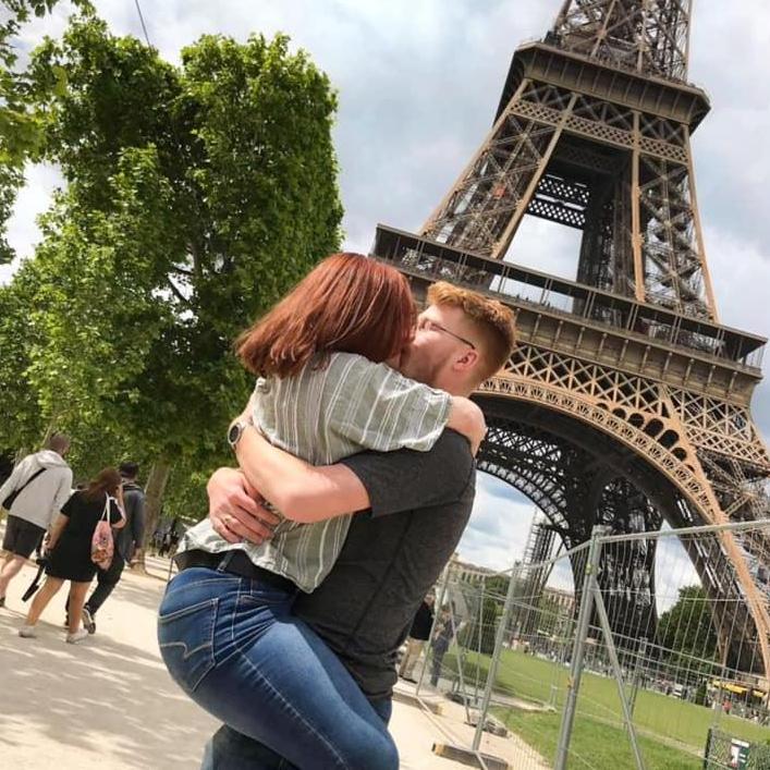 The day before he proposed, May 2019