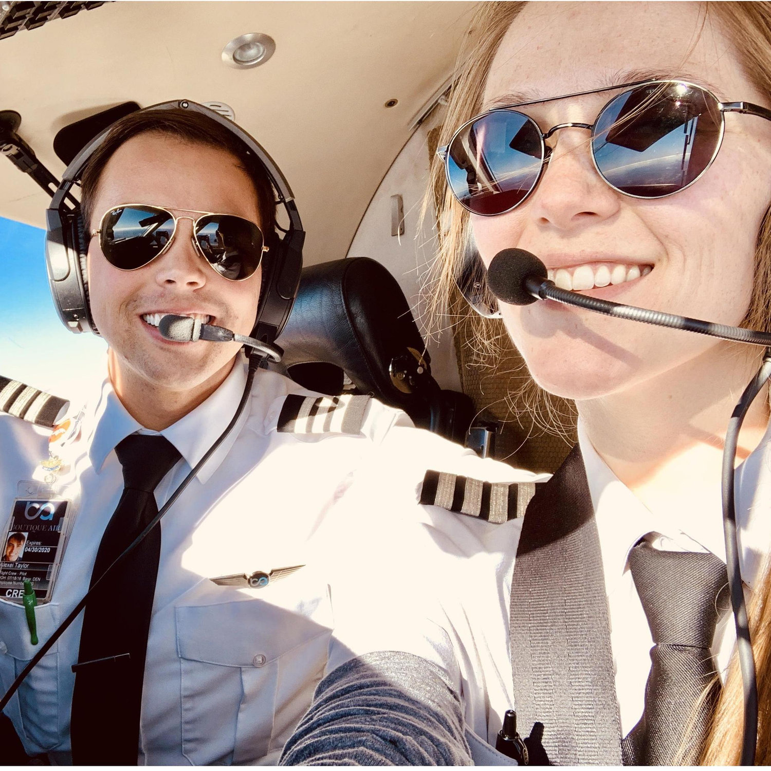 One of the first times we flew together!