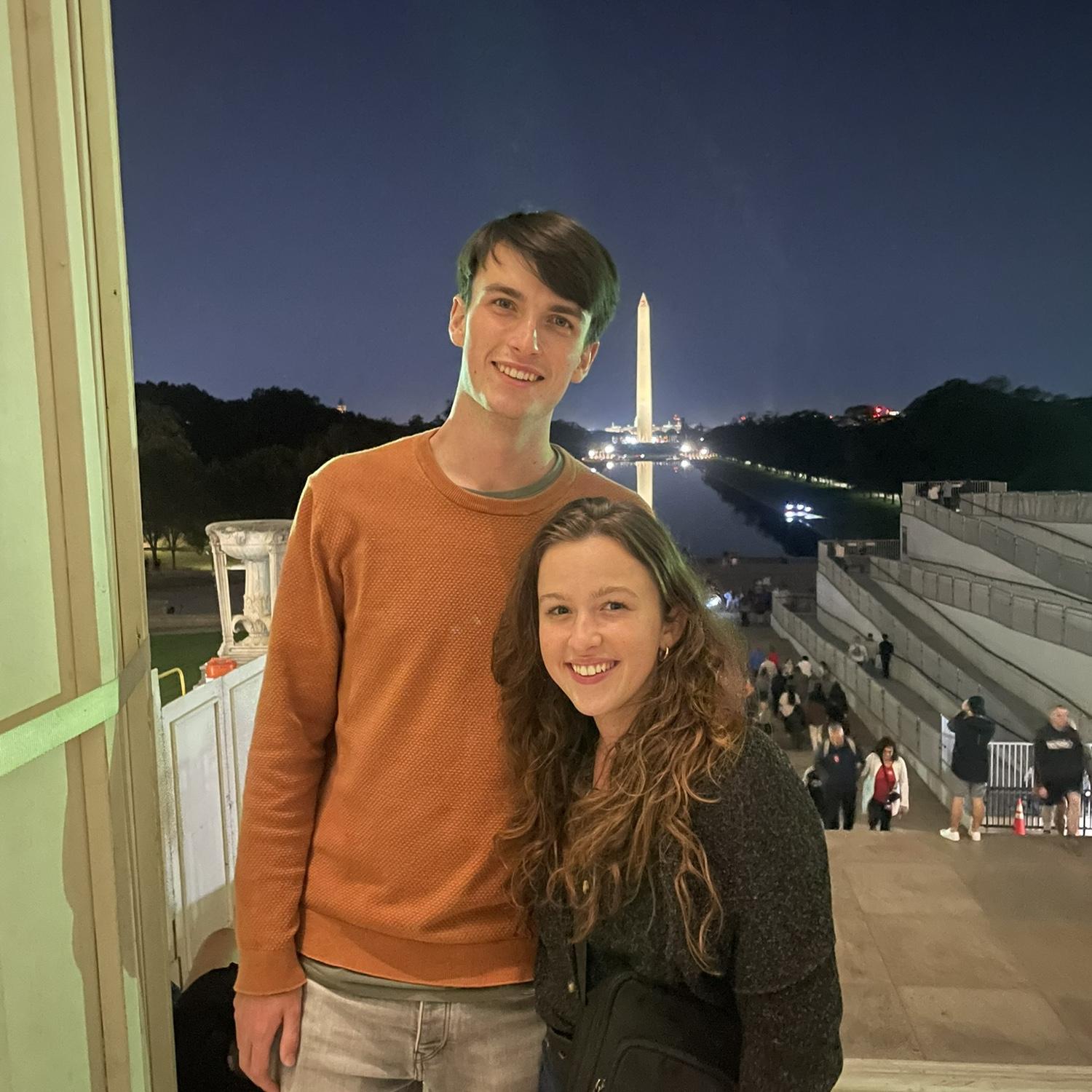 D.C. - where he first said “I love you” (she said it back)