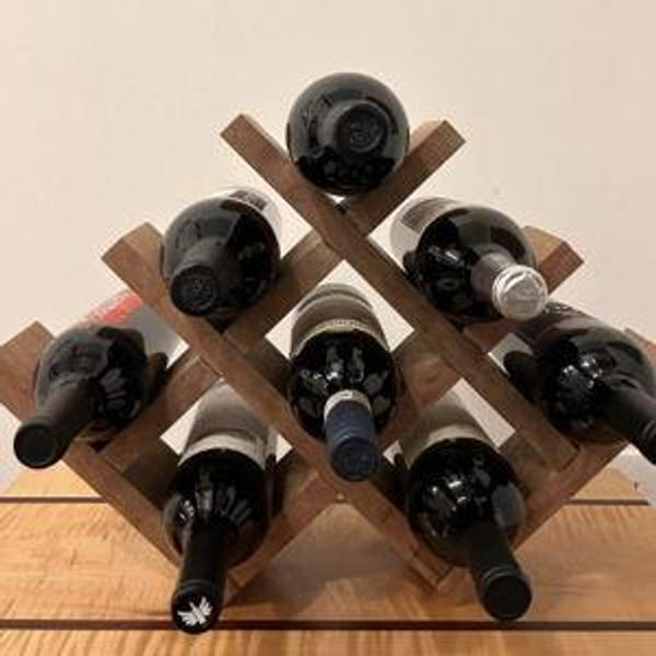 Custom Wooden Wine Rack – Personalized Wine Bottle Holder - Etsy
