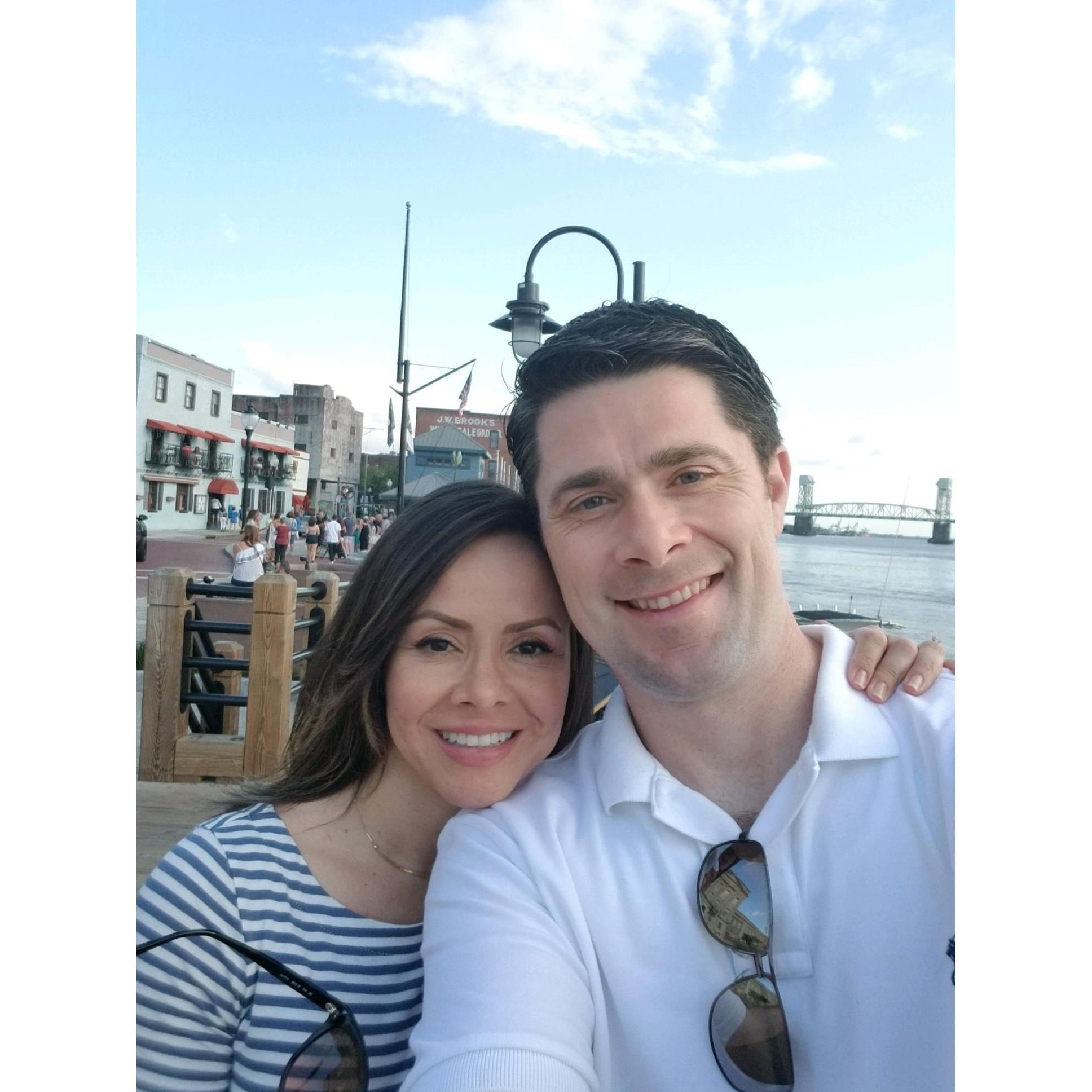 We never take selfies but asking someone to take the pic was a bit more embarrassing
