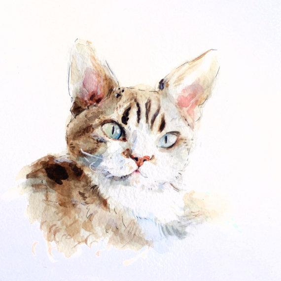 8x10 Custom Pet Portrait Illustration