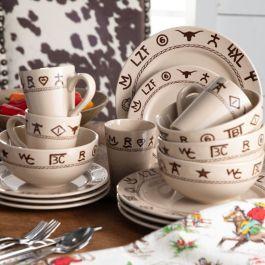 Branded 16-Piece Dinnerware Set