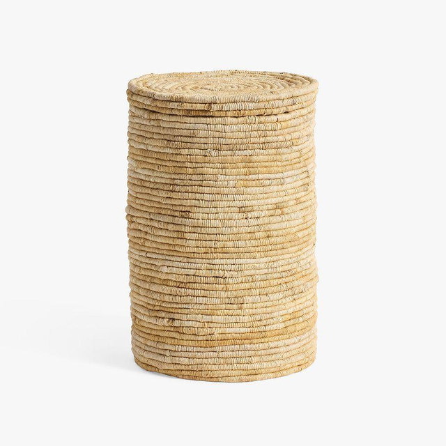 Coil Single Hamper, Natural