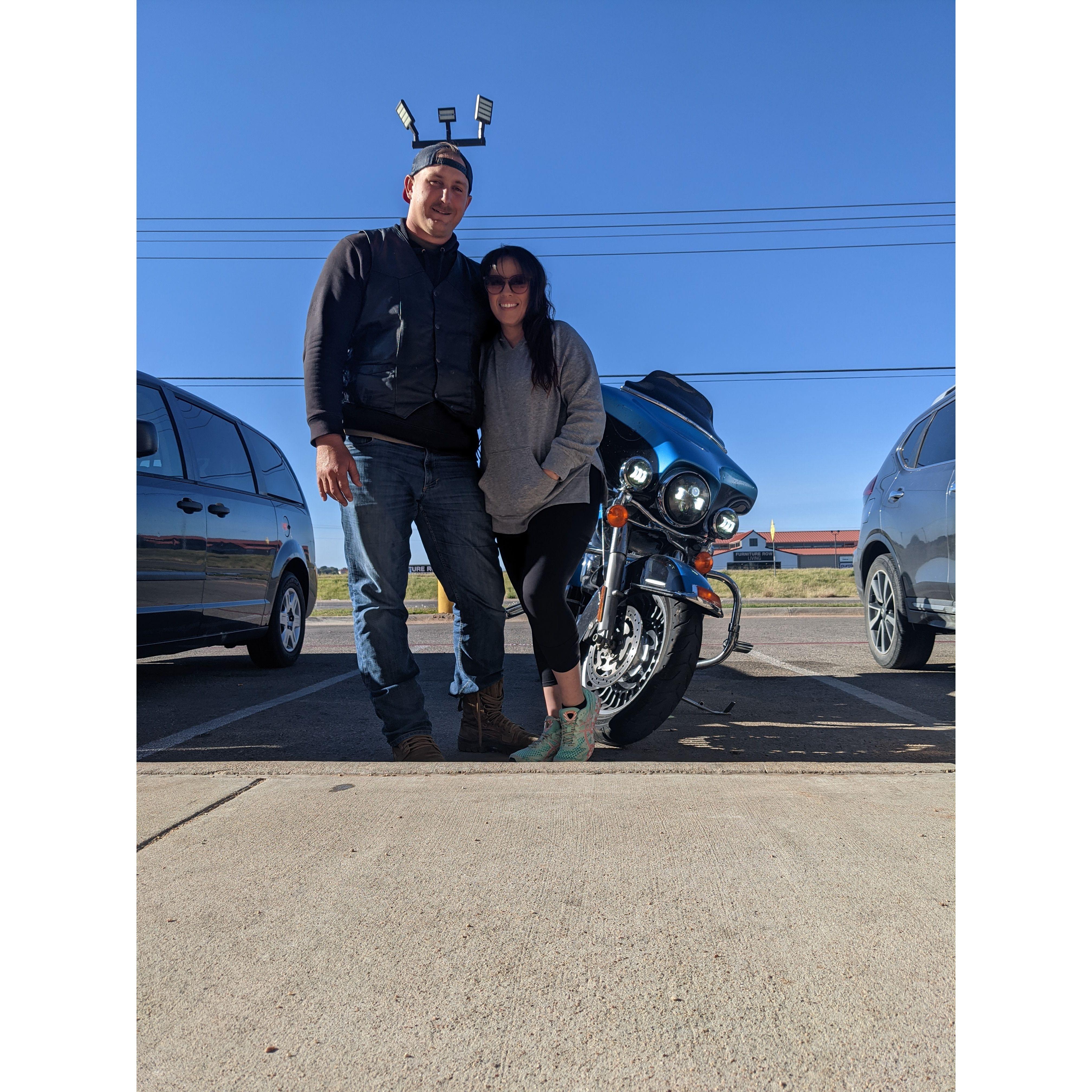 I made her switch sides because I don't look good with horns.