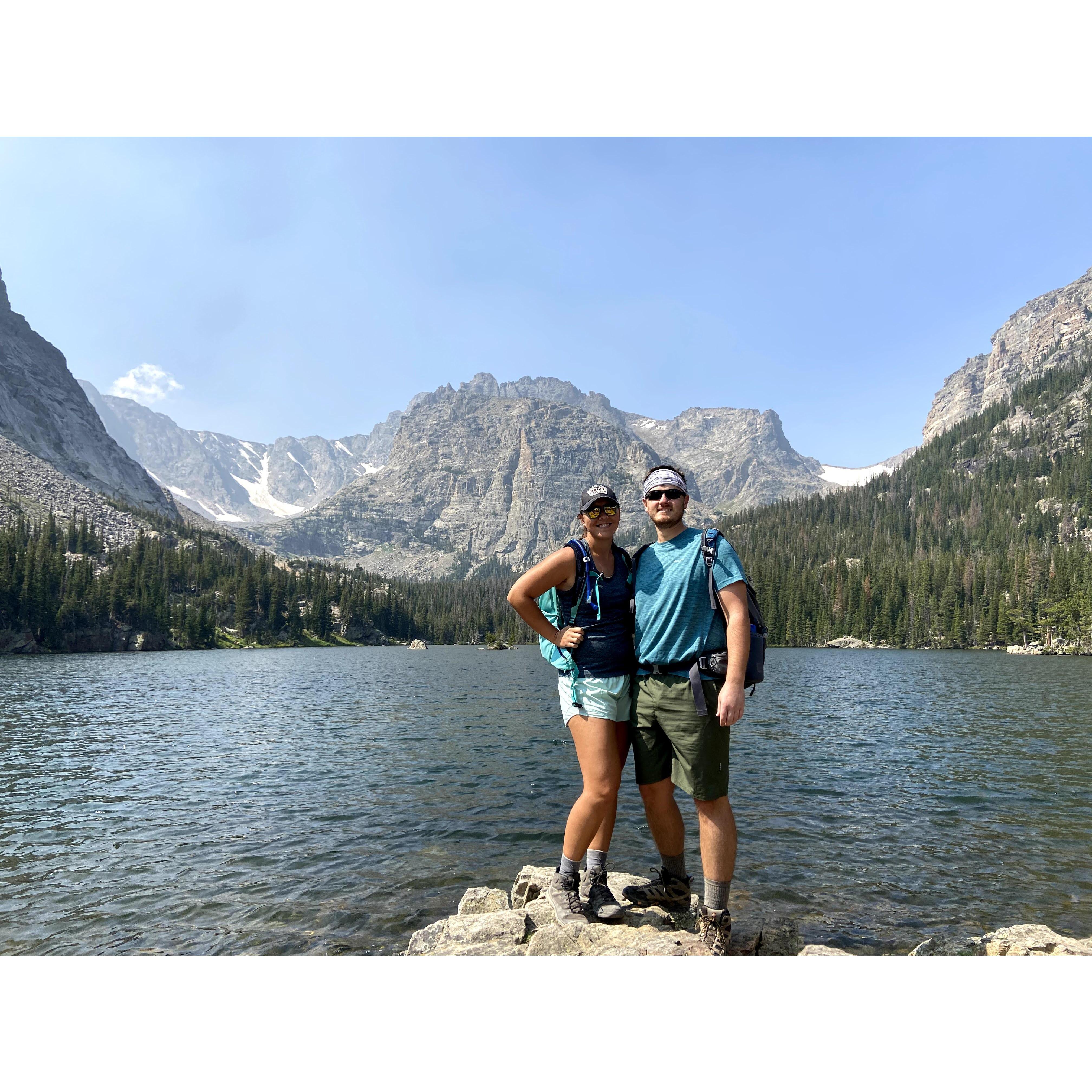 The Loch during hike to Sky Pond