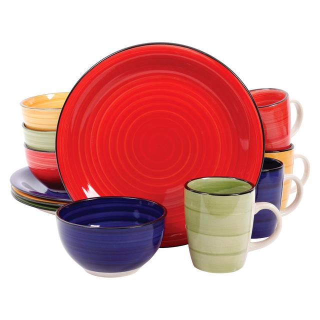 Gibson Color Vibes 12pc Dinnerware Set