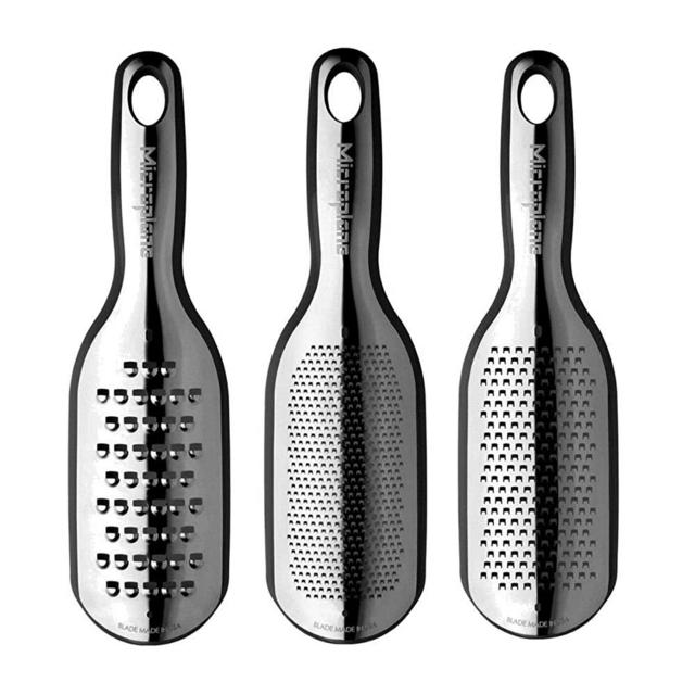 Microplane Elite Series Stainless Steel 3pc Grater w/Cover Gift Set - Black
