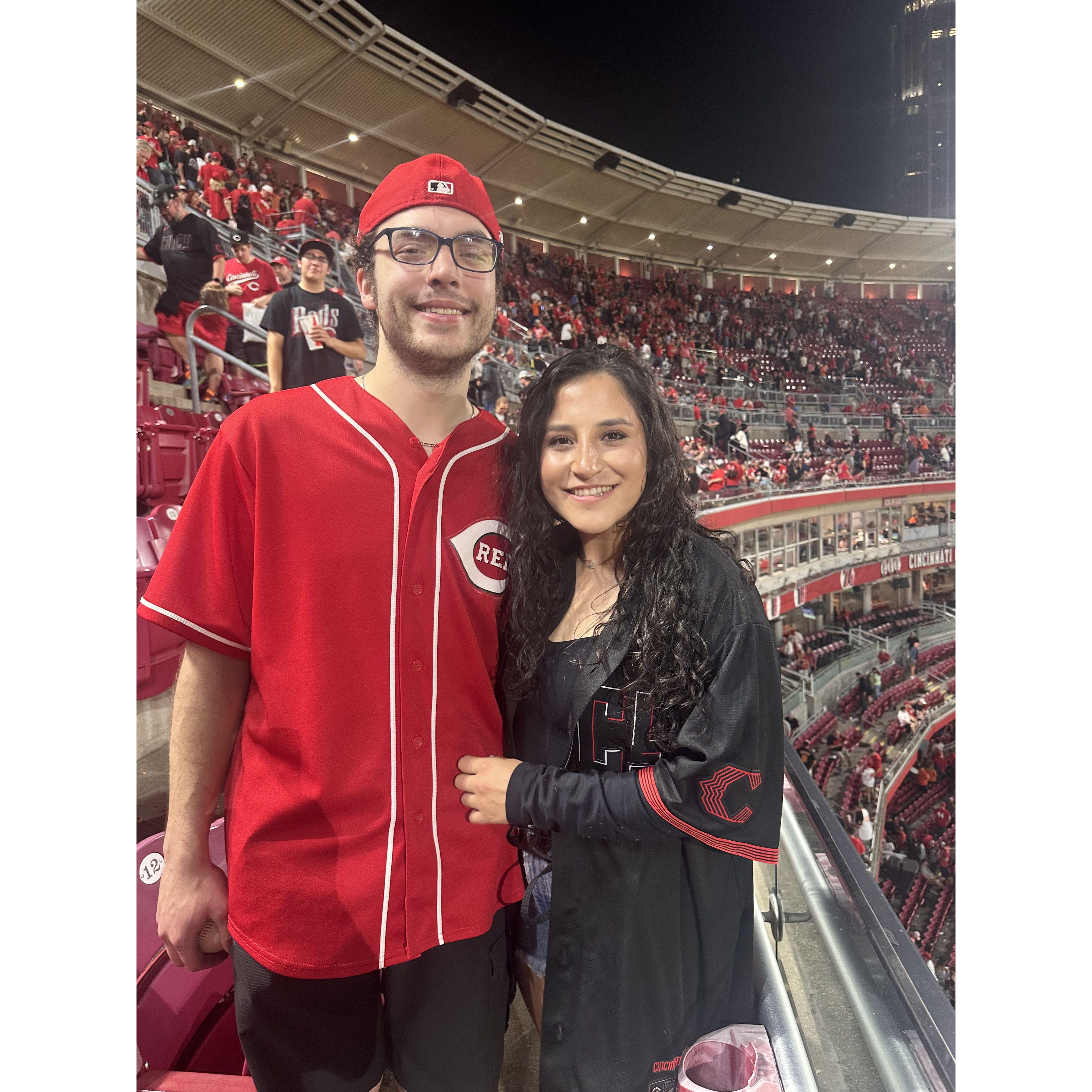 Too many photos at Reds games. A testament of how much we go!