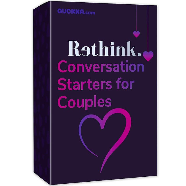 QUOKKA Conversation Cards for Couples Game - Know Me Better Questions for Couples - Wedding Gift | Relationship Connection - Date Night Cards for Married Husband & Wife