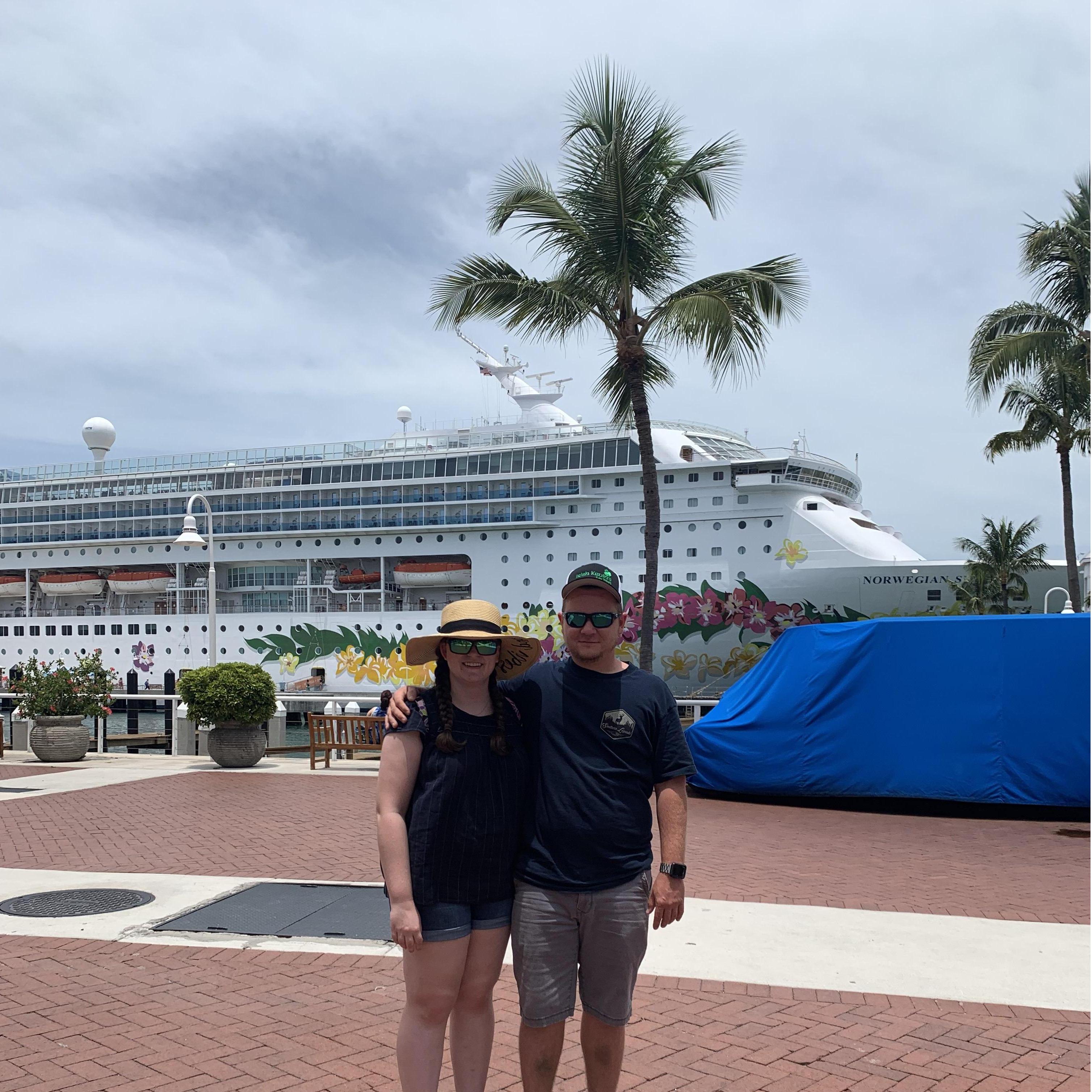 Cruise to Key West and Bahamas for Bridget's 21st birthday; June 2019.