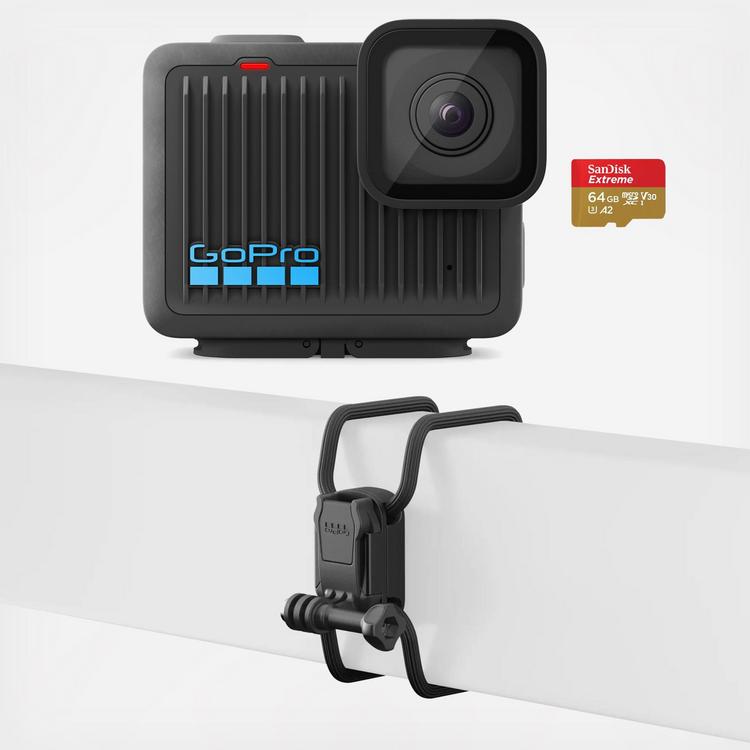 GoPro, HERO 4K Camera with Flexible Mount 64GB MicroSD Memory Card
