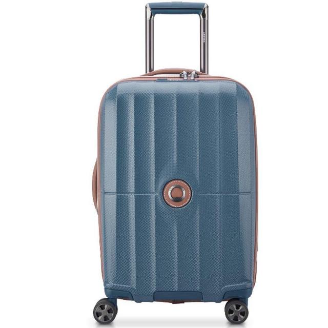 Delsey St. Tropez 21inch Exp Carry-On Spinner Baltic Blue