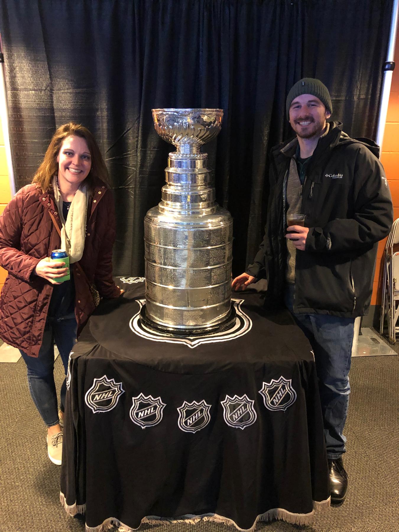 Stanley Cup - At one of our first few dates