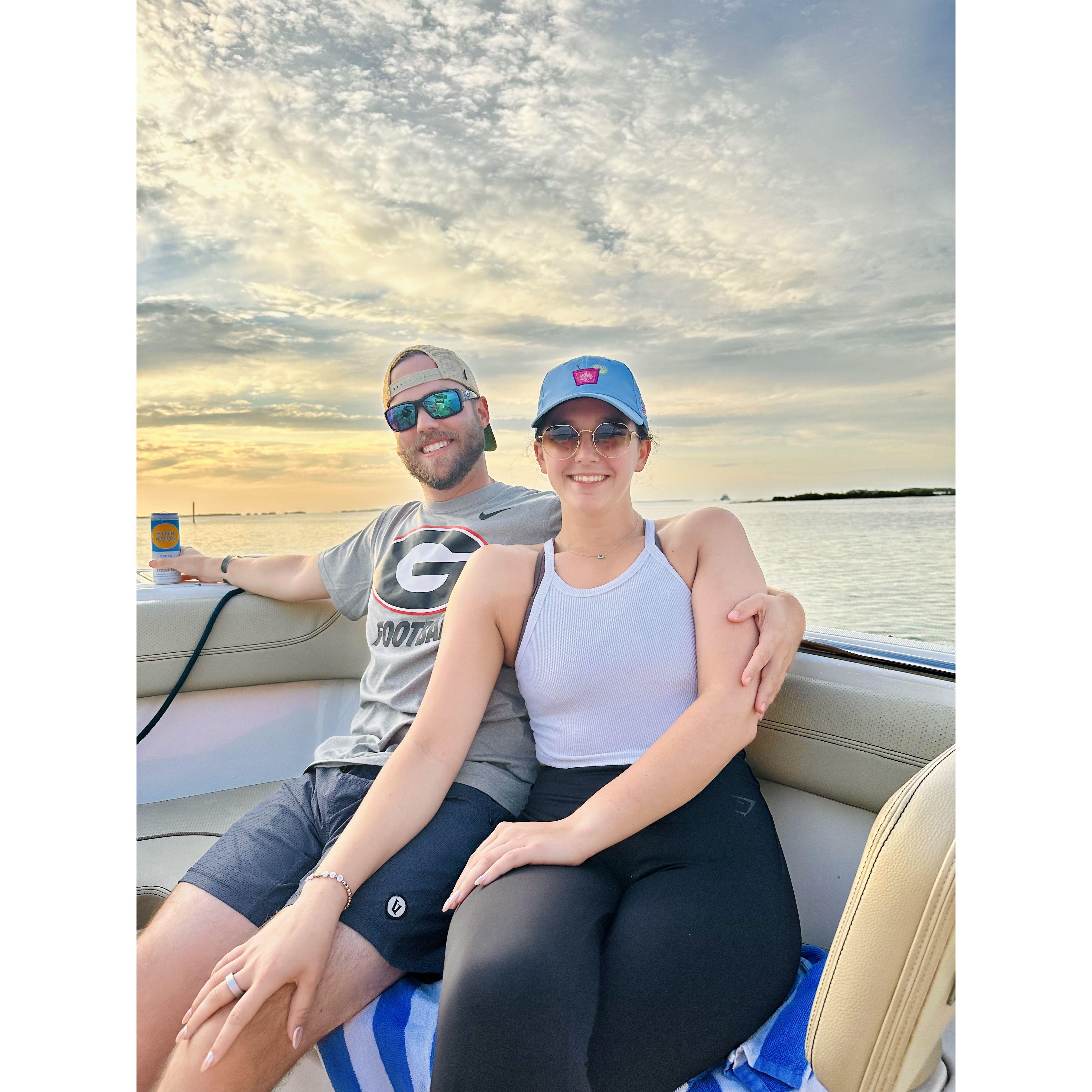 Best sunset of the night was the first night!