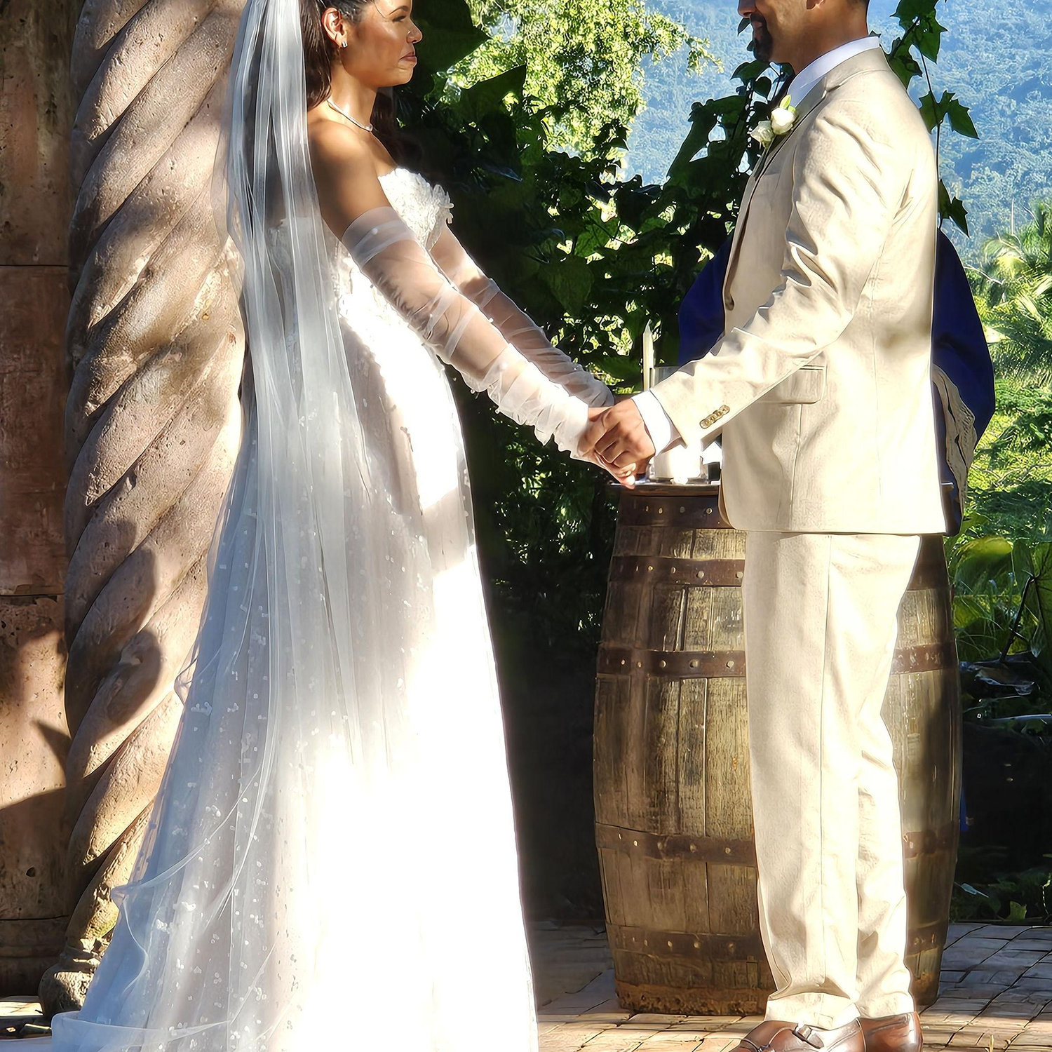 During the altar!