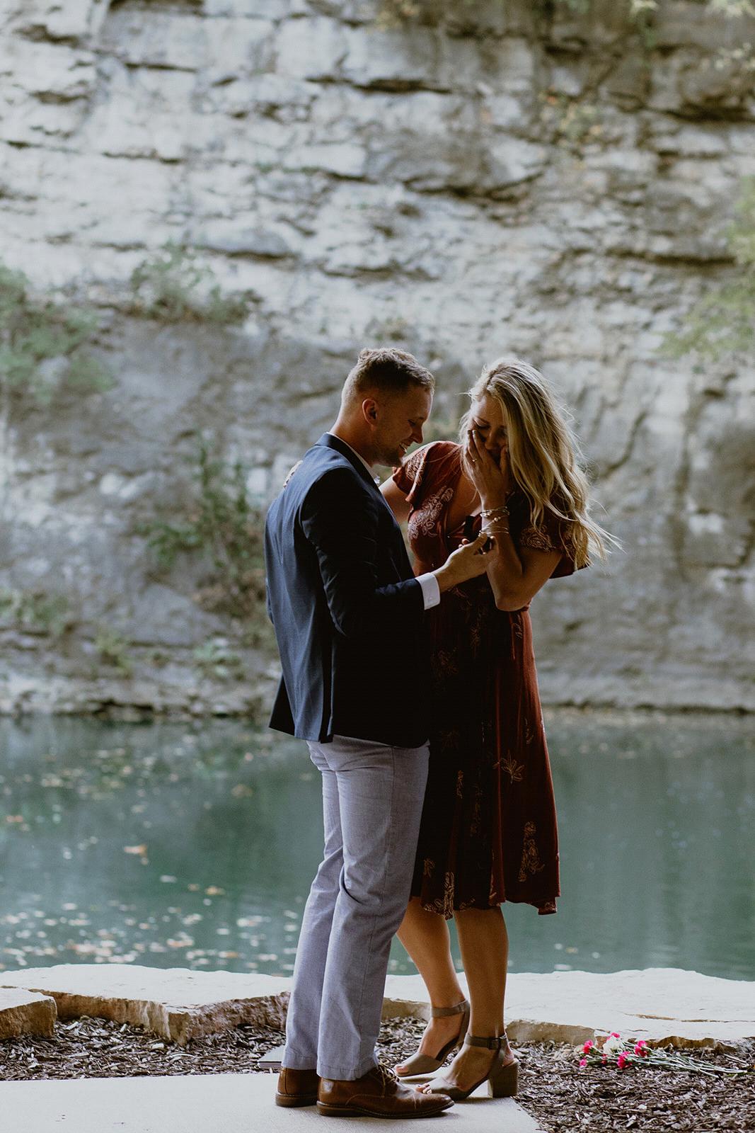 Then came the real proposal!