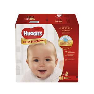 HUGGIES Little Snugglers Baby Diapers, Size 2,