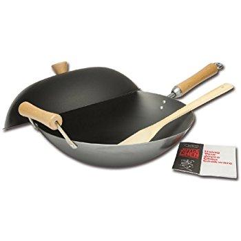 Carbon Steel Wok Set