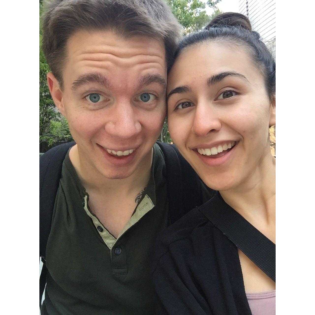 Shortly after Xiomara landed in Chicago for the first time - August 2015