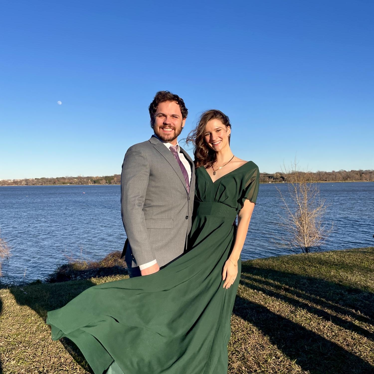 At the Britton's wedding
