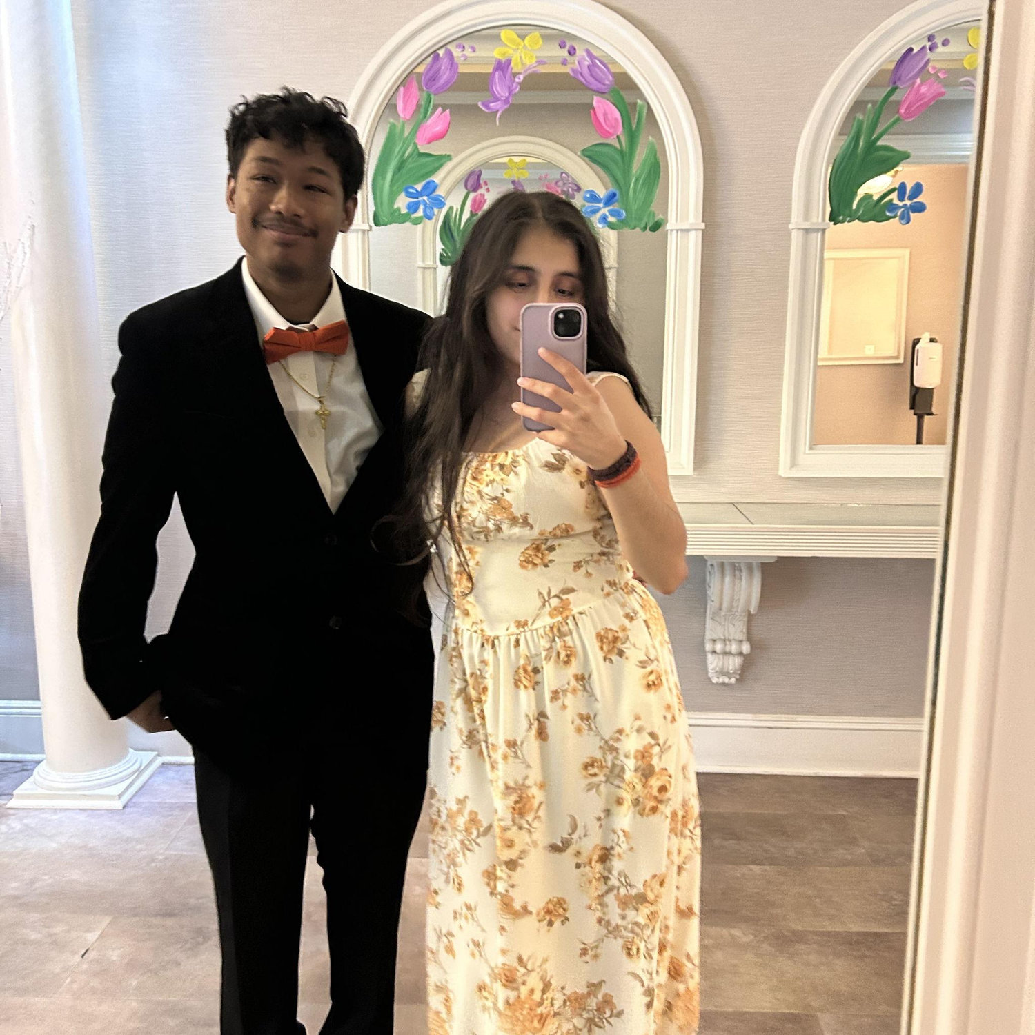 We dressed up for once!