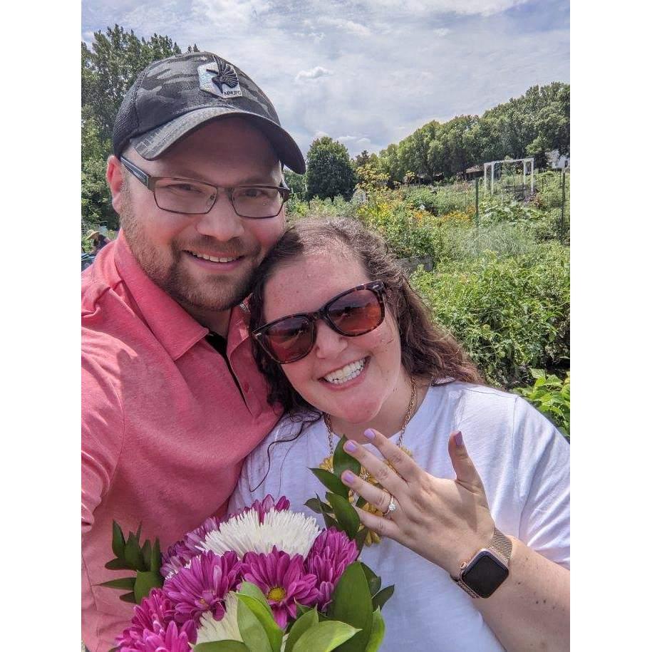 The day we got engaged 07.25.2022!!