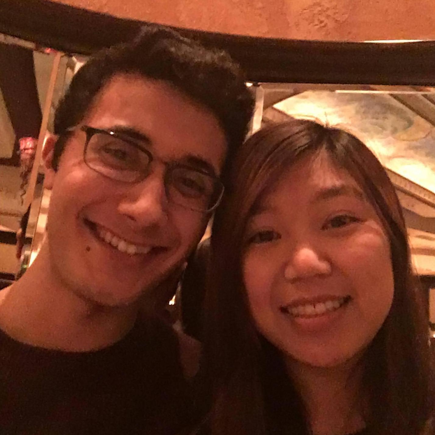 Our first photo together taken on New Years Eve! Boston MA ~Dec 2016