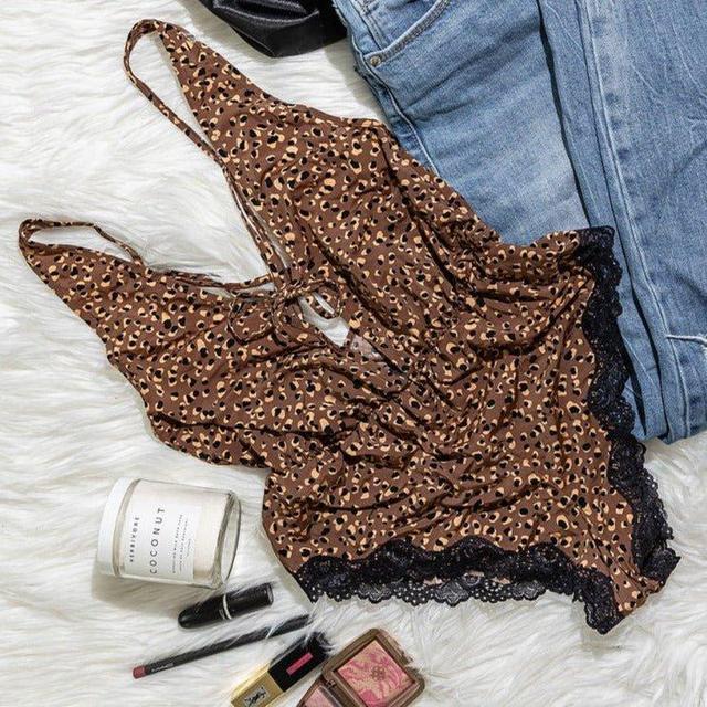 Leopard & Lace Teddy