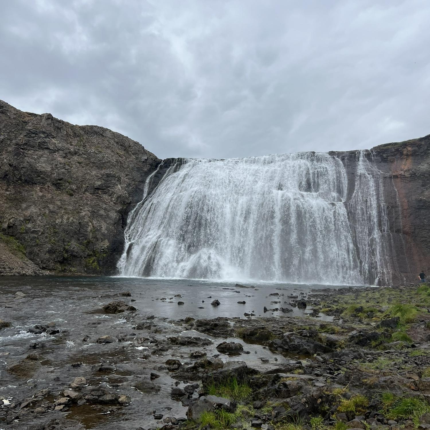 The waterfall in Iceland where we got engaged!