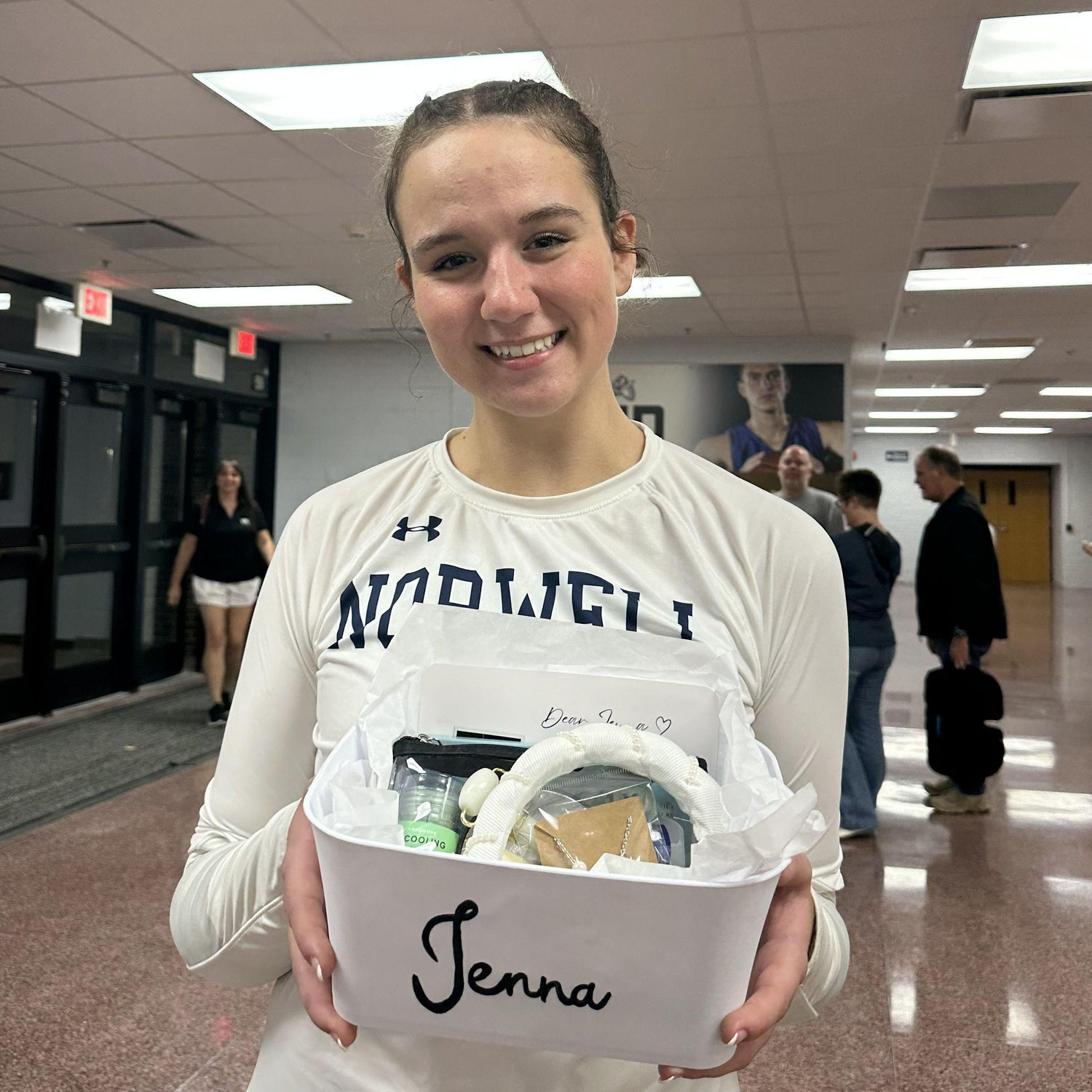 Jenna said yes to being a bridesmaid!