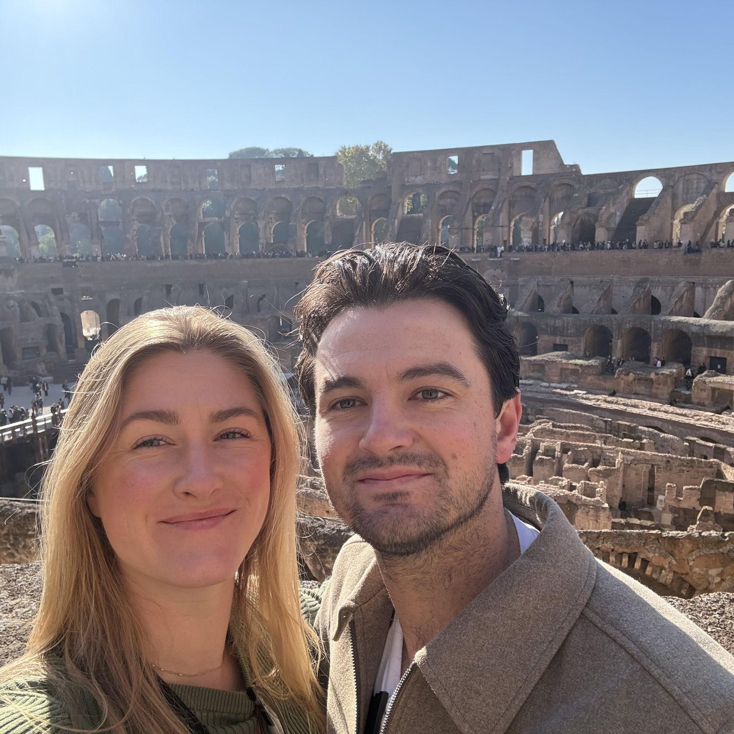 Soft smiles in Rome