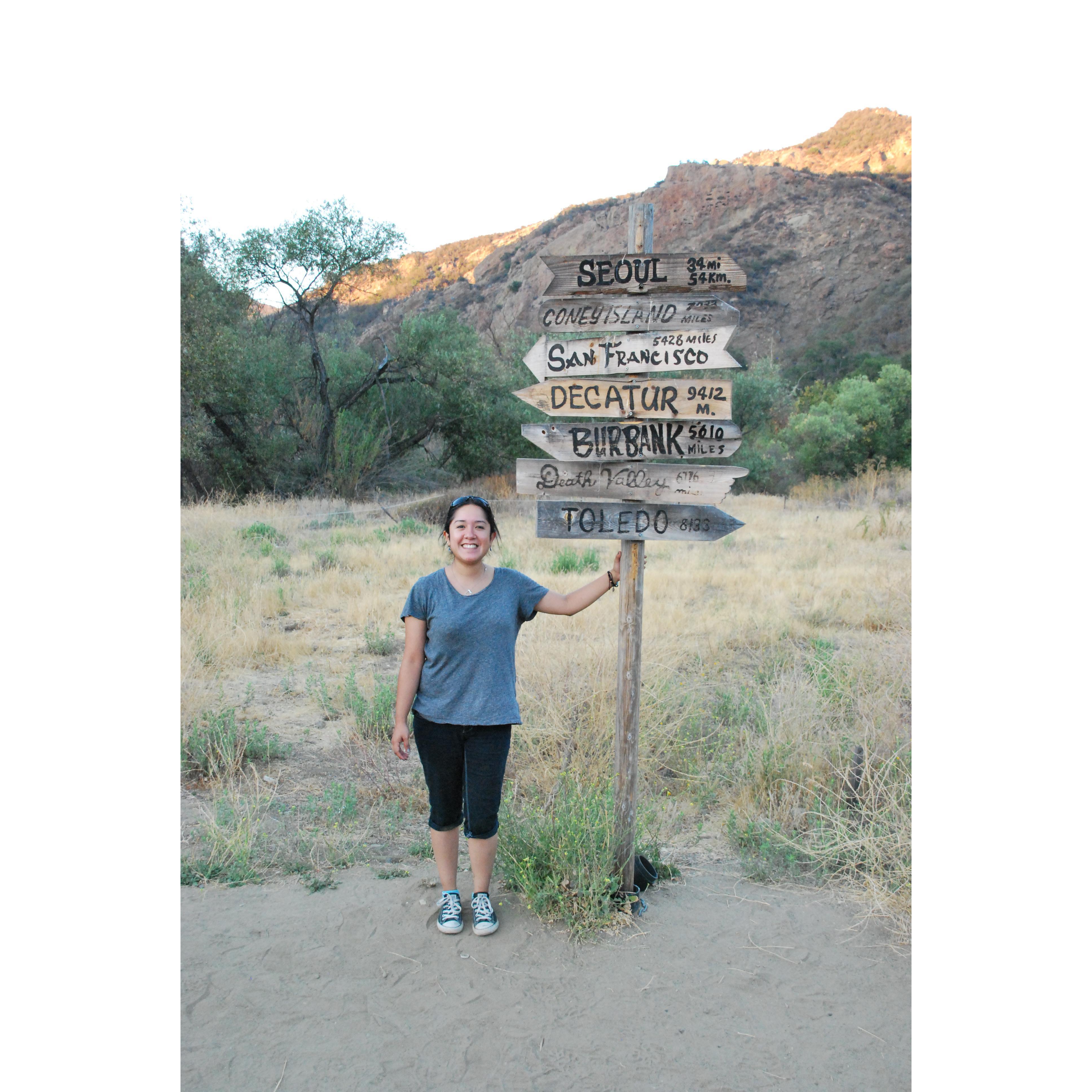 Made a trip to see where the show M*A*S*H* was filmed.