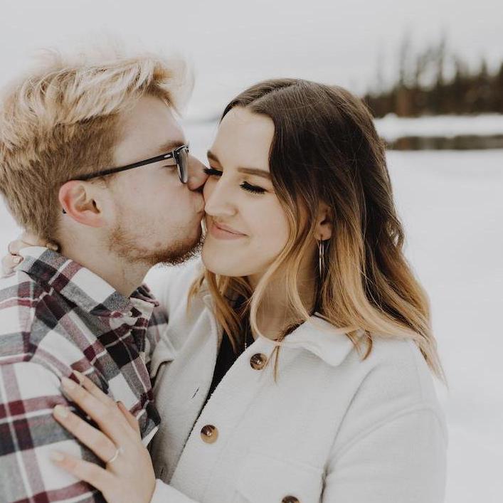 Our engagement photos by Maddy Hedman taken at Lake Wenatchee <3