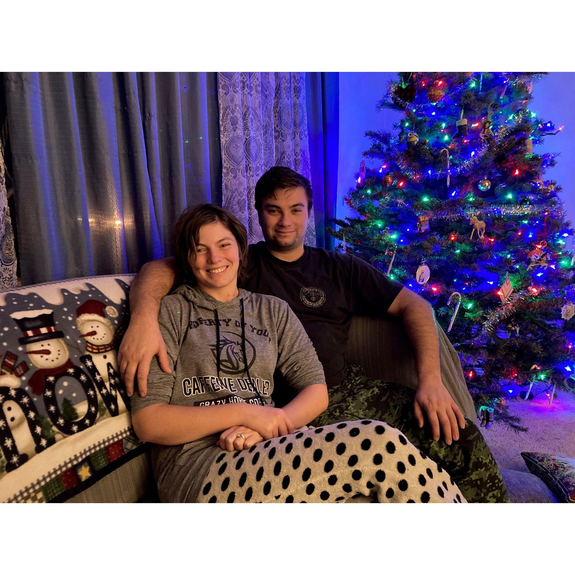 Our first Christmas in PA together.