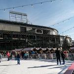 Ice Skating at Gallagher Way at Wrigley Field