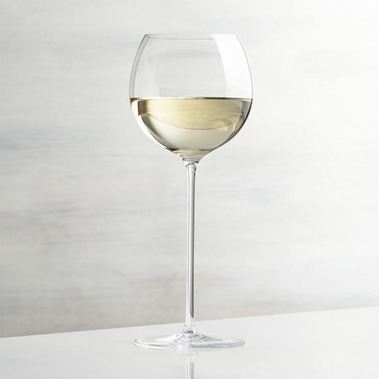 Camille 23-Oz. Long-Stem Wine Glass - Red + Reviews | Crate & Barrel