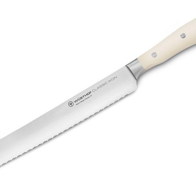 Wusthof Classic Ikon Creme 9" Double Serrated Bread Knife